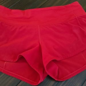 Lululemon Speed Up lined 2.5 shorts